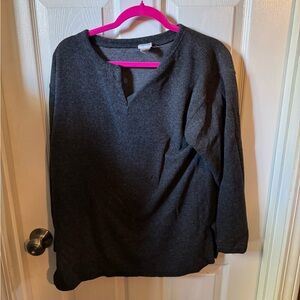 Charcoal Long Sleeve Pullover